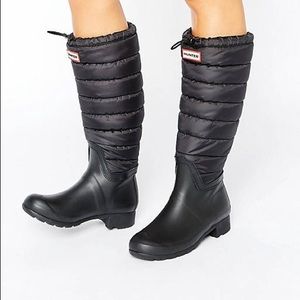 Hunter Quilted Rain Boots (brand new)